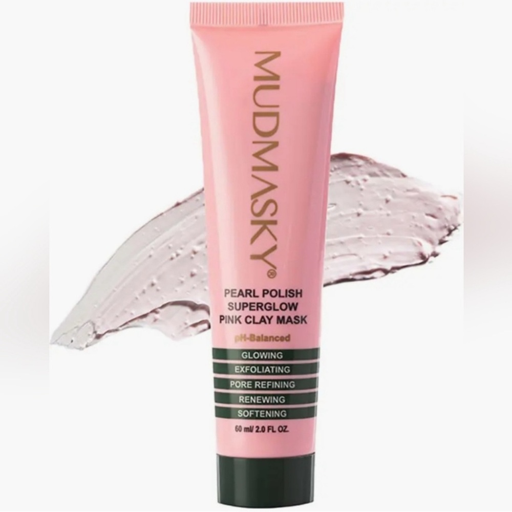 🔥SALE Mudmasky Pearl Polish Superglow Pink Clay Mask